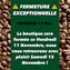 instagram-11 ⚠️FERMETURE EXCEPTIONNELLE⚠️

La boutique sera fermée ce Vendredi 11 Novembre, nous vous retrouvons avec plaisir Samedi 12 Novembre ! 

#cafesbrand #coffee  #tea #fermetureexceptionnelle